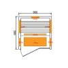 JJSPA JIP90 – Infracrvena sauna