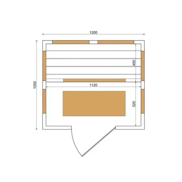 JJSPA JIC120 – Infracrvena sauna